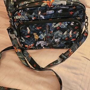 Lug Jungle Print Crossbody Bag "Carousel XL"